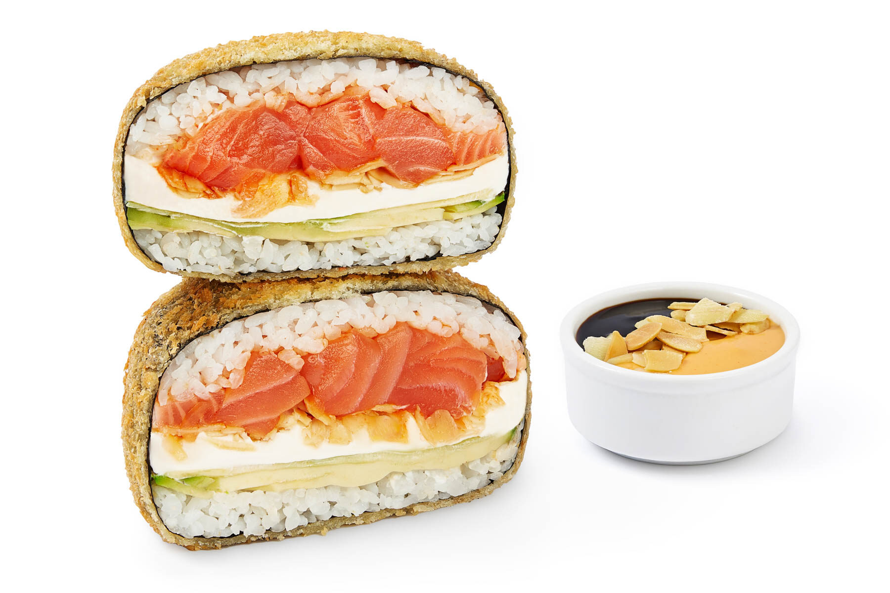 Sushi Burger Big z łososiem od Roll Club