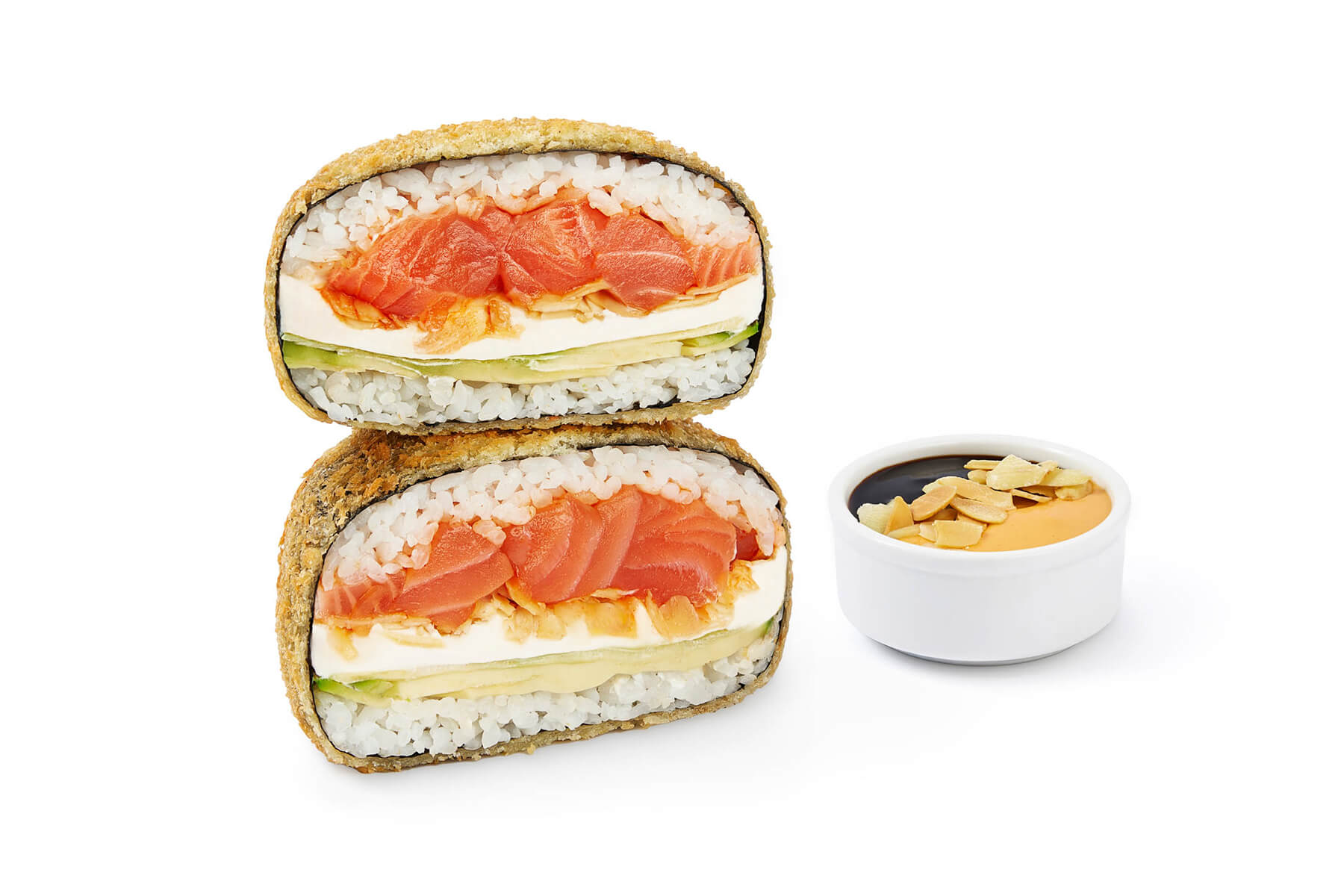 Sushi Burger Big z łososiem od Roll Club