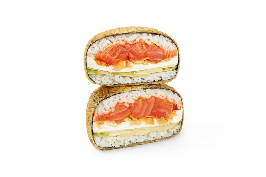Sushi Burger Big z łososiem od Roll Club