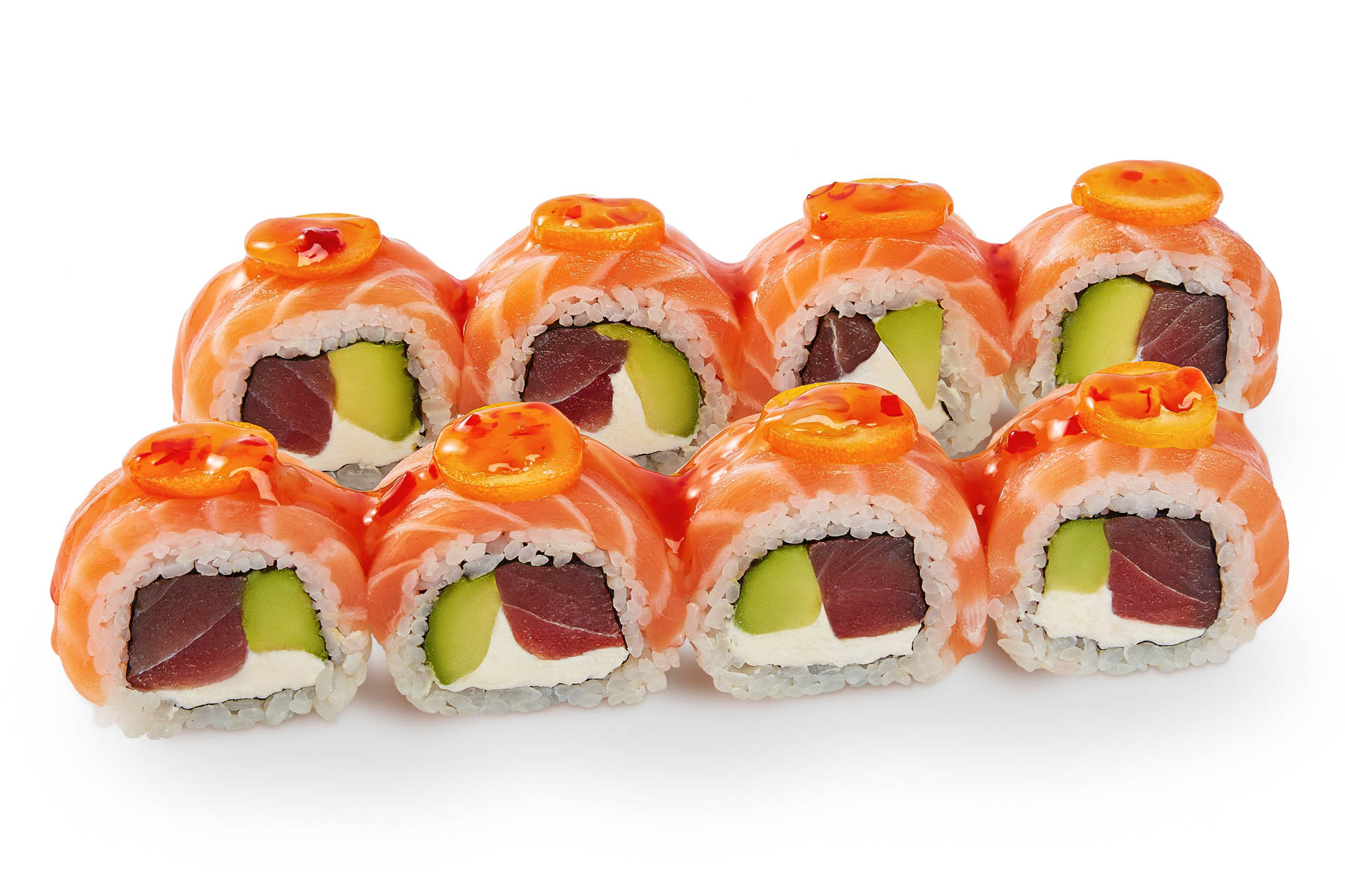 Philadelphia salmon-tuna order
