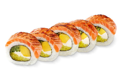 Łosoś grillowany z mango — 5 szt.
