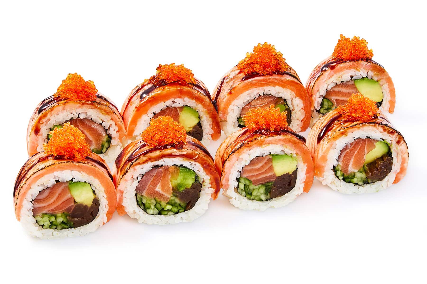 Double Salmon on Fire order