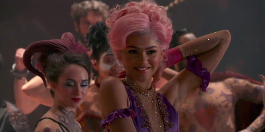 Zendaya w scenie z filmu „Król rozrywki” Zendaya w artystycznej odsłonie w musicalu „Król rozrywki”